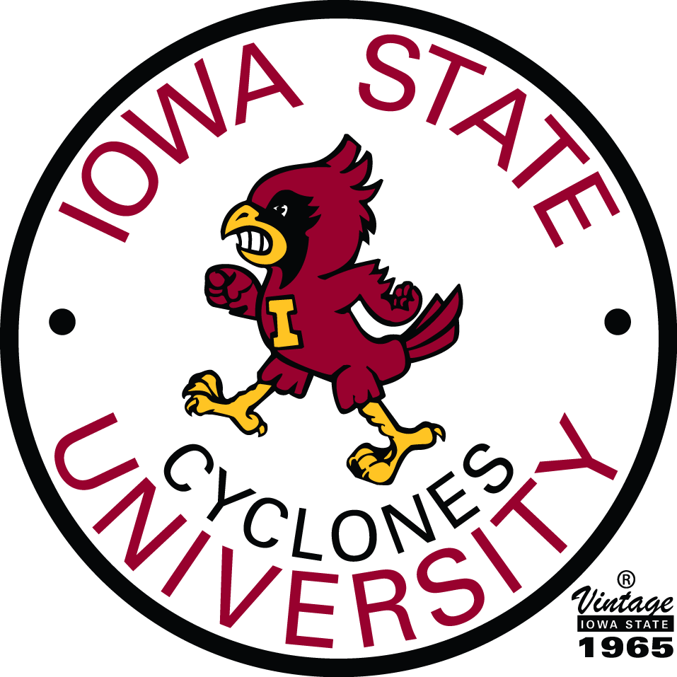 Iowa State Cyclones 1965-1977 Alternate Logo v3 diy DTF decal sticker